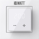 Thermostat D black/white
